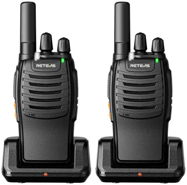 Main image of Retevis H-777 Rechargeable Walkie Talkies, Mini 2 Way Radios Long Range, Small Walky Talky, Portable FRS Two Way Radios with LED Flashlight(Black, 2 Pack)