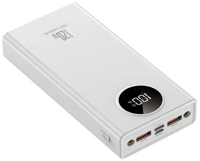 Main image of Portable Charger PowerBank, PD 20W Fast Charging, 20000mAh Power Bank with LCD Display, 3 Outputs USB C Power Bank Fast Charging, for iPhone 17/16/15/14/13 Pro Samsung Google iPad Tablet (White)