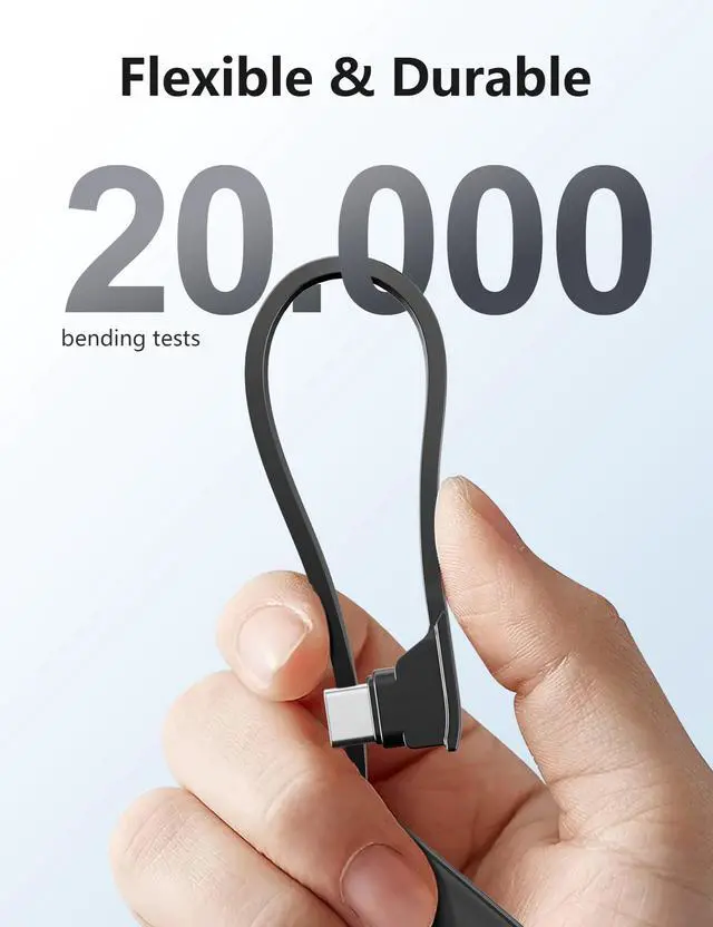 Alt view image 6 of 7 - Metecsmart Portable Charger Power Bank with Built in Cable and AC Wall Plug, 10000mAh Fast USB C Phone Charger, Slim Thin Mini Power Bank Charging Battery Pack