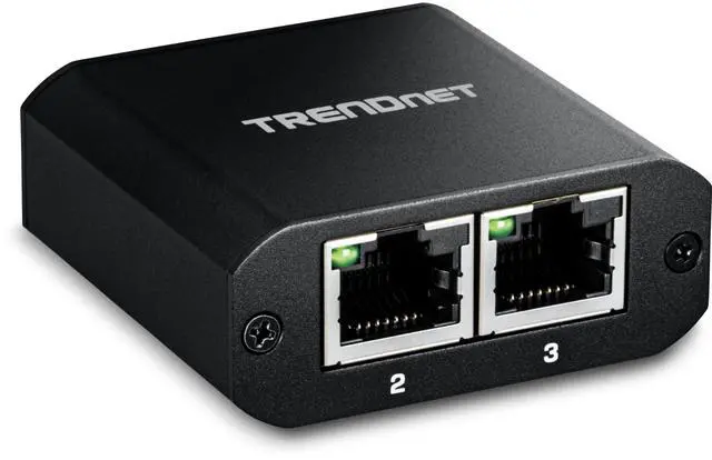 Main image of TRENDnet 2-Port Gigabit Splitter with USB Type C Power, TEG-102S, Splits One Network Connection Into Two, Ethernet Splitter, USB Type C Power Cable Included, NDAA & TAA Compliant
