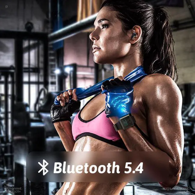 Alt view image 3 of 6 - wiwoo MP3 Player with Bluetooth,Sport Bluetooth MP3 Player with Clip and Watch Band for Running Climbing Hiking Cycling Jogging Yoga with Voice Recorder Clock (No FM Radio) Micro SD Card up to 128GB