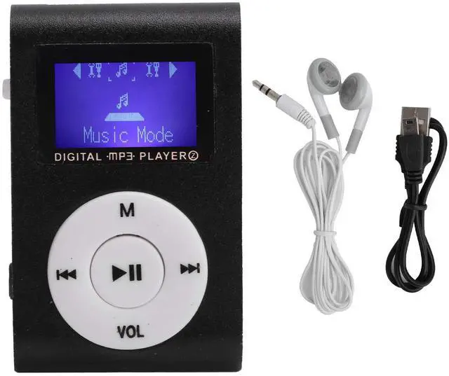 Alt view image 6 of 7 - Mini Portable MP3 Player with BackClip LCD Screen Mini MP3 Music Player Portable Digital Music Media Player Support Memory Card for Running & Sports(Black)