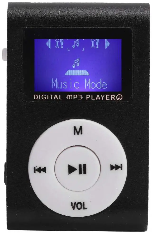 Alt view image 4 of 7 - Mini Portable MP3 Player with BackClip LCD Screen Mini MP3 Music Player Portable Digital Music Media Player Support Memory Card for Running & Sports(Black)