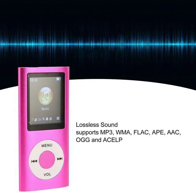 Alt view image 3 of 7 - MP3 Player, Music Player with 1.8in LCD Screen, MP4 Bluetooth Player, Built in Video Play/FM Radio/Voice Recorder/E Book Reader, 8H Playing Time, Supports up to 64GB