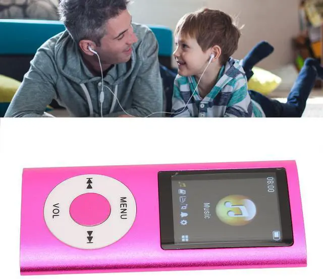 Alt view image 7 of 7 - MP3 Player, Music Player with 1.8in LCD Screen, MP4 Bluetooth Player, Built in Video Play/FM Radio/Voice Recorder/E Book Reader, 8H Playing Time, Supports up to 64GB