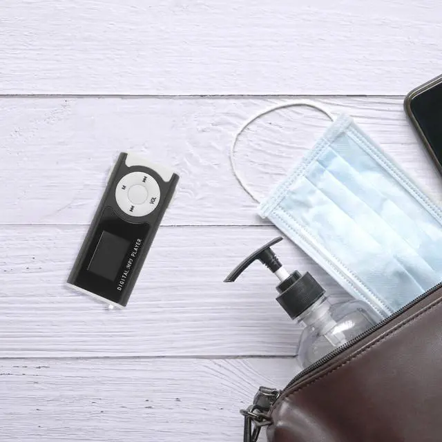 Alt view image 7 of 7 - Mp3 with Screen DigitalMp Player with Micro USB Port Micro Sd Card Mp Player Mp4 Player Digital Player Portable Stylish Mp Player Flashlight Mp3 Clip Mp3 Player Card Slot Music