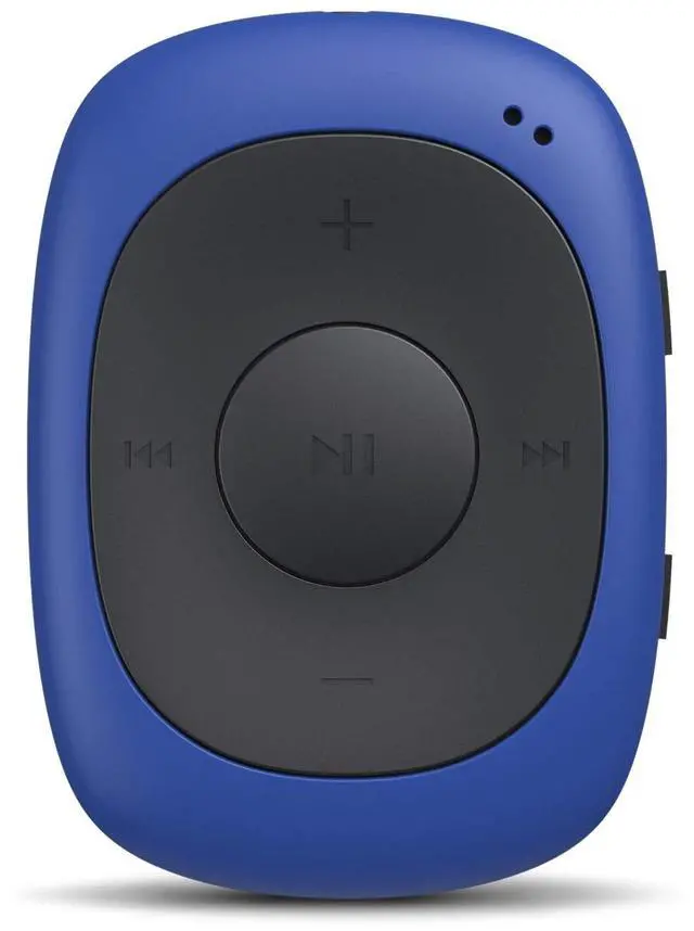 Main image of AGPTEK G02 8GB Clip MP3 Player with FM Shuffle, Portable Music Player with Sweatproof Silicone Case for Sports, Blue