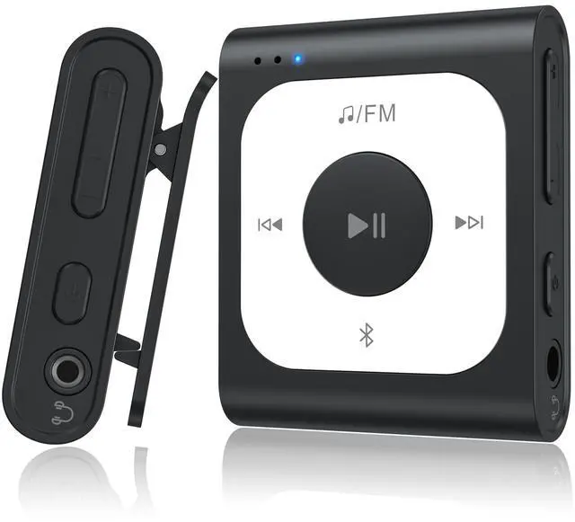 Main image of AGPTEK 64GB Clip MP3 Player with Bluetooth, A53PL Portable Music Player with FM Radio, Shuffle, No Phone Needed, for Sports(Black)