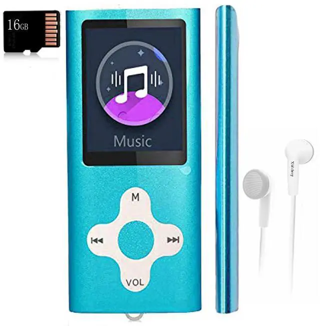 Main image of Mp3 Player,Music Player with a 16 GB Memory Card Portable Digital Music Player/Video/Voice Record/FM Radio/E-Book Reader/Photo Viewer/1.8 LCD (Sky Blue)