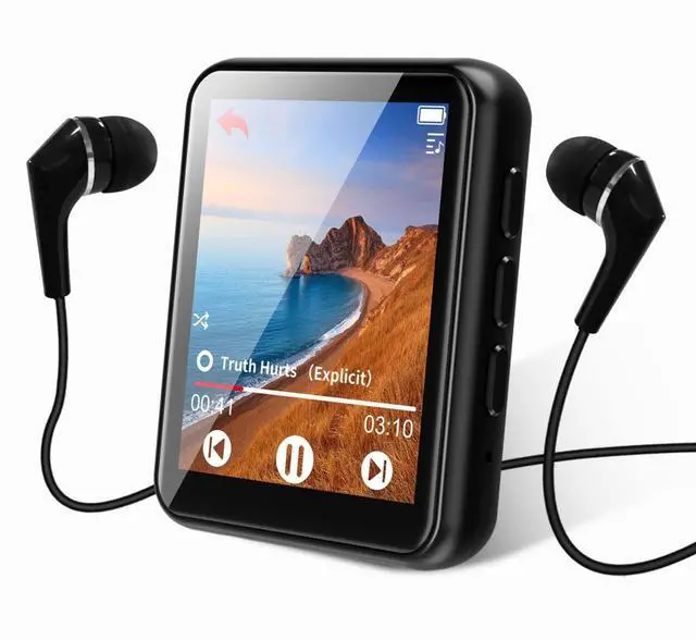 Main image of 64GB MP3 Player Bluetooth 5.3 Touch Screen Music Player Portable mp3 Player with Speakers high Fidelity Lossless Sound Quality mp3 FM Radio Recording e-Book MP3 Player Support (128GB)