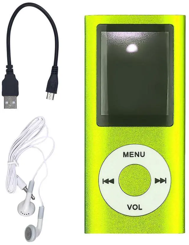 Main image of MP3 Player,Portable Multifunctional MP3 Digital Music Player,1.8 Inch LCD Music-Player with Earphone,Build-in Photo/Video Play/FM Radio/Voice Recorder/E-Book Reader(Memory Card Not Included)-Green