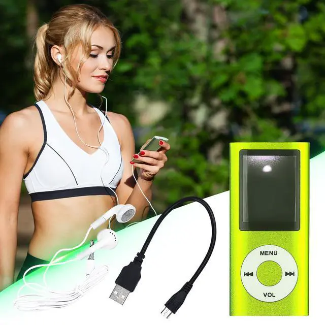 Alt view image 7 of 7 - MP3 Player,Portable Multifunctional MP3 Digital Music Player,1.8 Inch LCD Music-Player with Earphone,Build-in Photo/Video Play/FM Radio/Voice Recorder/E-Book Reader(Memory Card Not Included)-Green