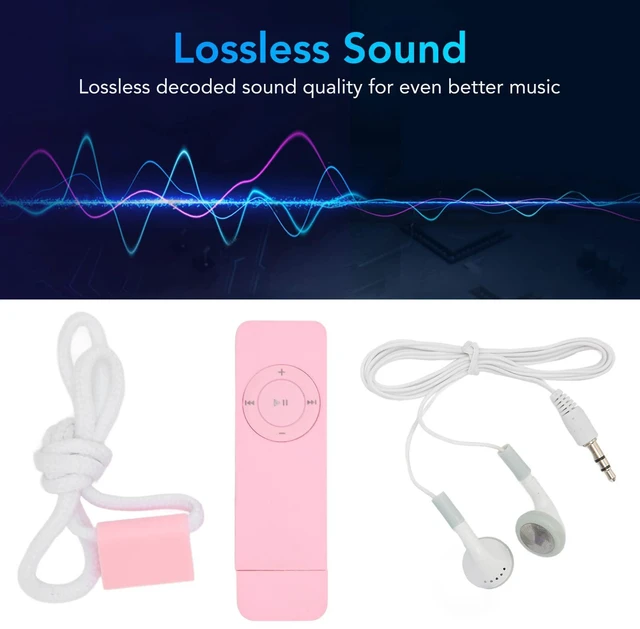 Alt view image 3 of 7 - ABS Mini MP3 Music Player, Built in 180mAh Battery, Portable Support Up to 64GB for Students Running Travel