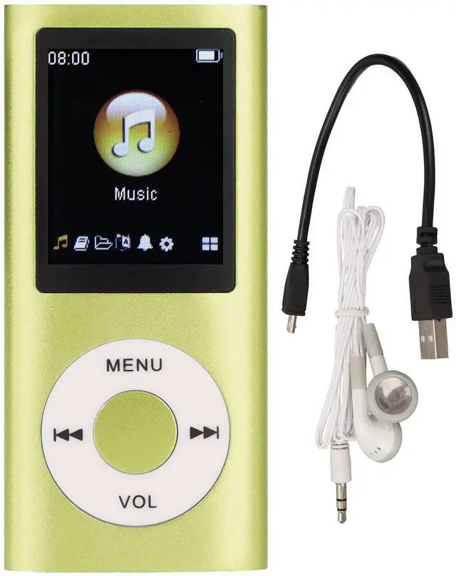 Main image of MP3 Player MP3 Player Stylish Lossless Sound Slim 1.8 Inch LCD Screen Portable Digital Player/Video/Voice Record/FM Radio/E-Book Reader/Photo Viewer(Green)