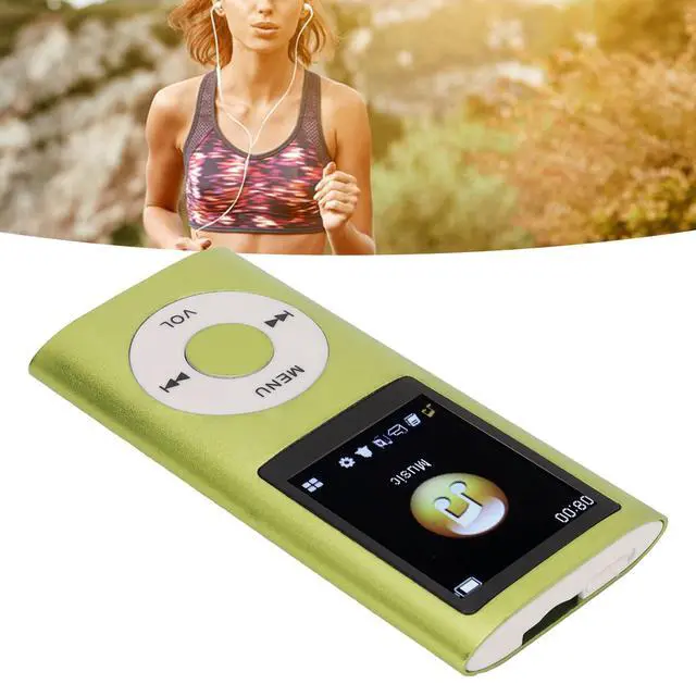 Alt view image 5 of 7 - MP3 Player MP3 Player Stylish Lossless Sound Slim 1.8 Inch LCD Screen Portable Digital Player/Video/Voice Record/FM Radio/E-Book Reader/Photo Viewer(Green)
