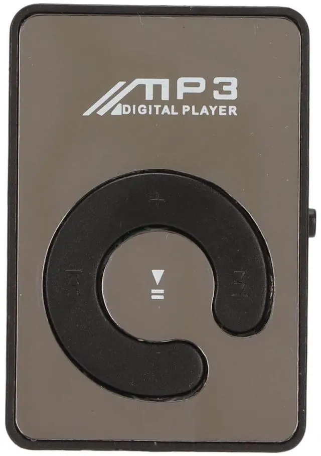 Main image of MP3 Player, Mini Music Player with Memory Card Slot, Portable HiFi Music Player, Back Clip Design, Lightweight, Ideal for Sport, Charging Cable Included (Black)