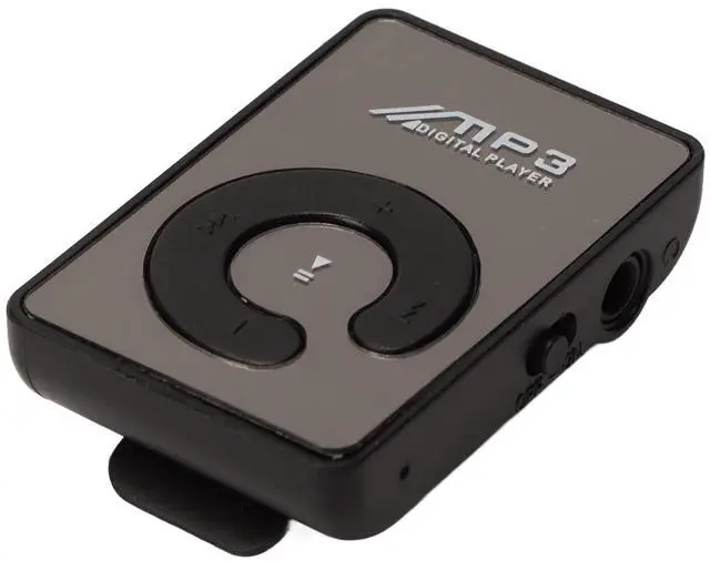 Alt view image 6 of 7 - MP3 Player, Mini Music Player with Memory Card Slot, Portable HiFi Music Player, Back Clip Design, Lightweight, Ideal for Sport, Charging Cable Included (Black)