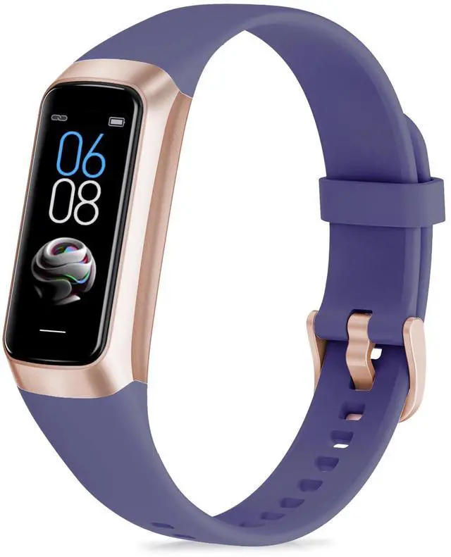 Main image of Fitness Tracker with Step Counter/Calories/Stopwatch, Activity Tracker, Health Tracker with Heart Rate Monitor, Sleep Tracker,1.10''AMOLED Touch Color Screen, Pedometer Watch for Women Men