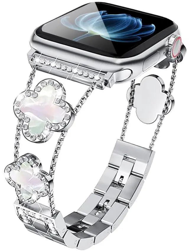 Main image of Efolen BAND B2122 (Silver/White, 38-40-41-42mm)