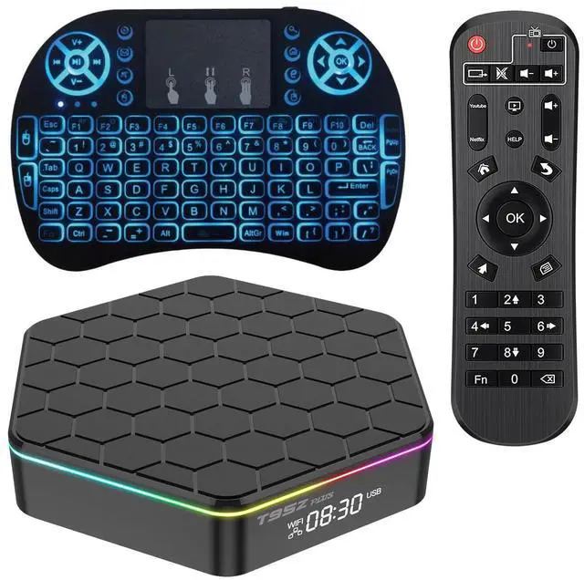 Main image of Android 12.0 TV Box 6k/3D HD Tv Box H618 Quadcore 4GB RAM 32GB ROM 2.4G/5.0G Dual WiFi & BT 5.0 Android Box Support Multi-Lingual Iptv Box with LAN Ethernet 10/100M for Movie Game Chat etc.