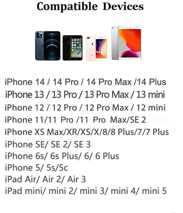 Alt view image 7 of 7 - Apple Lightning to USB Camera Adapter with Charging Port, MFi Certified OTG Cable for iPhone 14 13 12 11XS X 8 iPad to Camera, USB Flash Drive, SSD Hard Drive, Card Reader, MIDI Keyboard