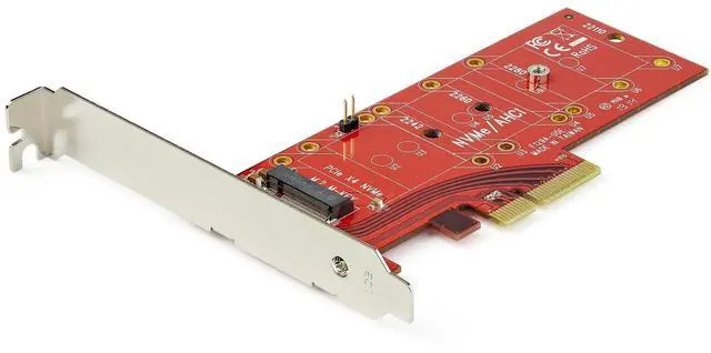 Main image of M2 PCIe SSD Adapter - x4 PCIe 3.0 NVMe / AHCI / NGFF / M-Key - Low Profile and Full Profile - SSD PCIe M.2 Adapter , TAA (PEX4M2E1)