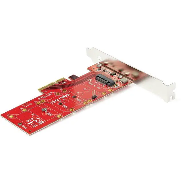 Alt view image 6 of 6 - M2 PCIe SSD Adapter - x4 PCIe 3.0 NVMe / AHCI / NGFF / M-Key - Low Profile and Full Profile - SSD PCIe M.2 Adapter , TAA (PEX4M2E1)