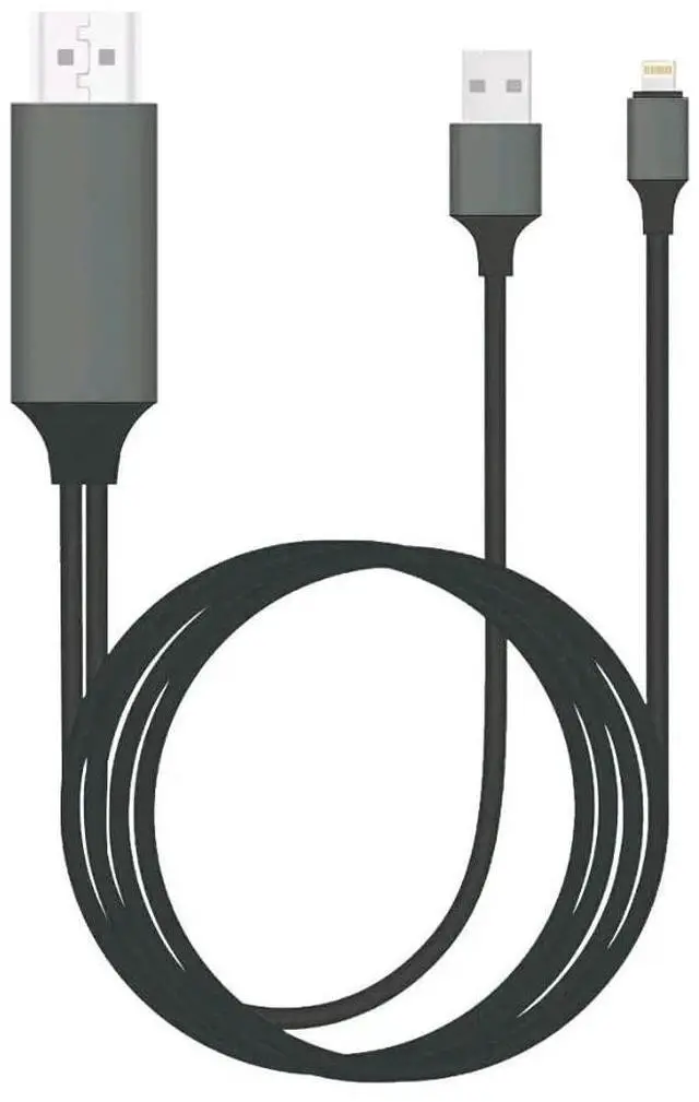 Main image of Lontion HDMI Adapter Cable for Phone to TV, 1080p HDTV Connector Cable HDMI Adapter Cord, MFi Certified Lightning Digital AV Adapter Compatible for iPhone 14/13/12/11/XS/X to TV Projector Monitor