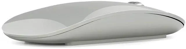 Main image of TENMOS M18 Bluetooth Mouse, USB C Rechargeable Wireless Mouse, Triple Mode (Dual Bluetooth+USB) Computer Silent Mice Portable with USB Receiver and Type C Adapter for Laptop/MacBook/iPad/PC - Grey
