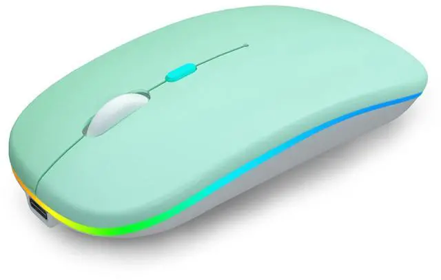 Main image of Wireless Bluetooth Mouse, Rechargeable Dual Mode Mouse, Green
