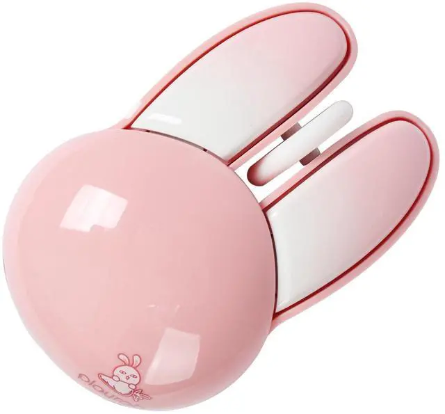 Main image of Wireless Mouse Cute Pink Mouse Kawaii Bunny Shape Rabbit Design Portable Silent Lightweight Quiet Cordless USB Optical Cordless Mice for PC Laptop Computer Mac MacBook Pro Desktop HP Kids Girls Gift