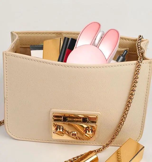 Alt view image 6 of 6 - Wireless Mouse Cute Pink Mouse Kawaii Bunny Shape Rabbit Design Portable Silent Lightweight Quiet Cordless USB Optical Cordless Mice for PC Laptop Computer Mac MacBook Pro Desktop HP Kids Girls Gift