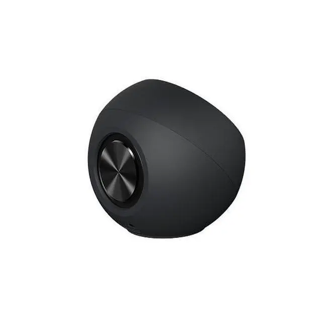 Alt view image 4 of 7 - Creative Pebble V2 - Minimalistic 2.0 USB-C Powered Desktop Speakers, 3.5 mm AUX-in, Up to 8W RMS Power for Computers and Laptops, Type-A Adapter Included and Extended Cable (Black)