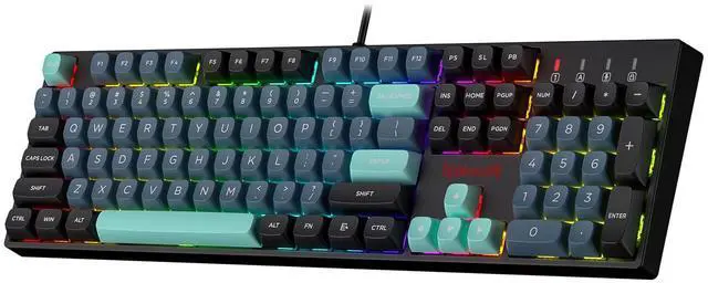 Main image of K582 SE Wired RGB Gaming Keyboard, 104 Keys Mechanical Keyboard w/Mixed Color Round PBT Keycaps, Dynamic 16.8M RGB Backlit & Linear Red Switch, Redefine Software Supported