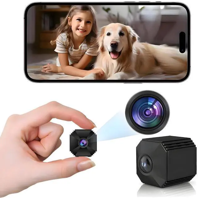 Main image of 4K Ultra Hidden Camera, Nanny Cam Hidden Camera, Small Mini Camera, Secret Cameras for Spying,Longer Battery Life, Motion Detection Alerts, SD/Cloud Storage, Phone App Control & Real-Time Alerts