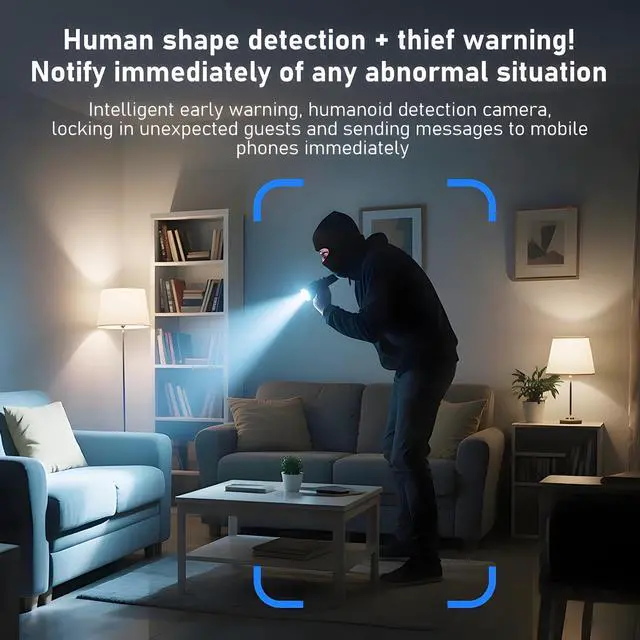 Alt view image 4 of 6 - 4K Ultra Hidden Camera, Nanny Cam Hidden Camera, Small Mini Camera, Secret Cameras for Spying,Longer Battery Life, Motion Detection Alerts, SD/Cloud Storage, Phone App Control & Real-Time Alerts