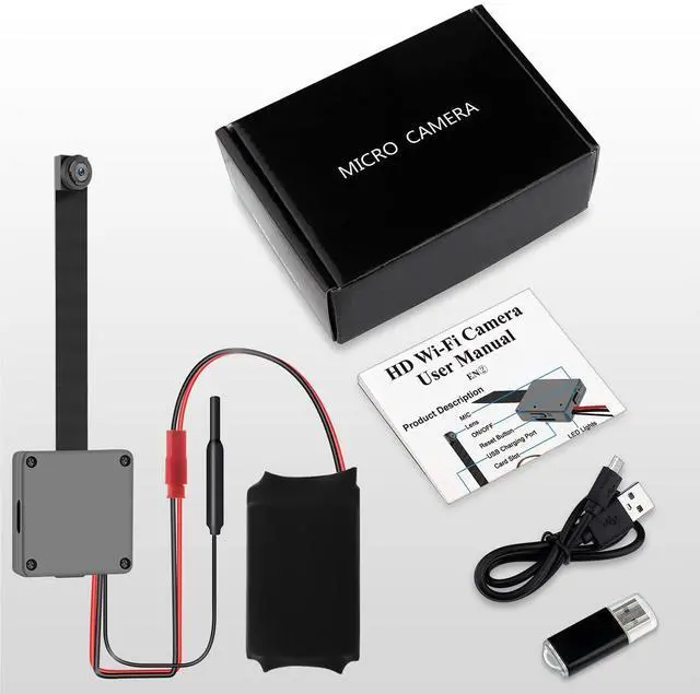 Alt view image 6 of 7 - Hidden Camera Spy Camera WiFi Wireless Hidden Video Camera 1080P Mini Spy Hidden Camera Portable Nanny Camera Video Recordor for Home Security Surveillance with Motion Detection Up to 128GB SD Card