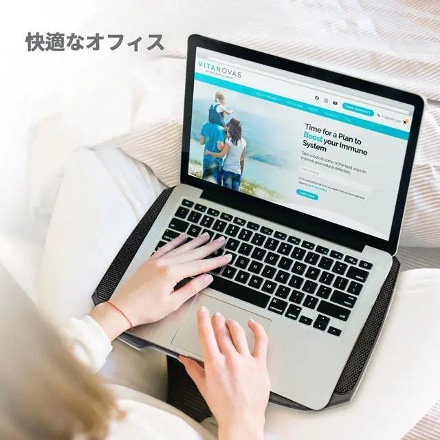 Alt view image 7 of 7 - AIMIUZI Laptop Cooling Pad Laptop Cooler Stand, Laptop Fan Cooling Pad for 12-15.6 Inch Laptop Notebooks, 5 Quiet Fans, 5 Angle Adjustable Laptop Cooling Stand (Black)