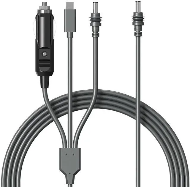 Main image of Hugener 3 in 1 Starlink Mini Cable 10FT/ 3M, High-Speed USB C/Car Charger/DC to DC Replacement Cable for Starlink Mini Power, Waterproof Extension Power Cable Accessories