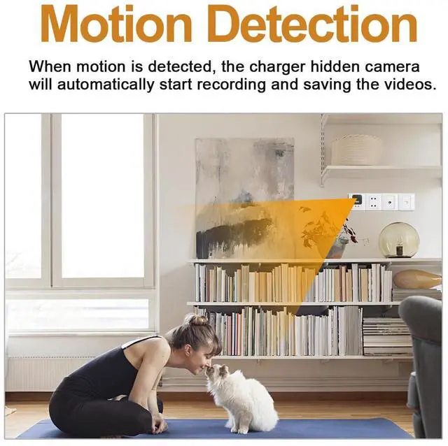 Alt view image 3 of 6 - 2025 New Hidden Camera Detector with Charger, 1080P Security Portable Camera, Mini Nanny Cam with Loop Working for Indoor/Ourdoor Surveillance, No Audio, No WiFi, up to 64GB SD Card (Not Included)