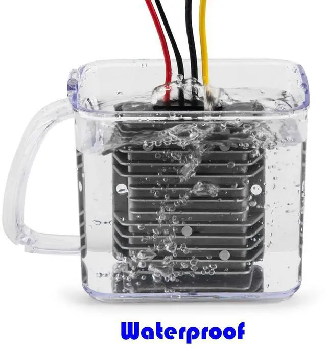 Alt view image 6 of 7 - MGGi Waterproof DC/DC Converter 12V Step Up to 24V, Boost Converter 20A 480W Voltage Regulator, Power Adapter Voltage Booster,Power Supply Module Boost Transformer for Car Truck Vehicle Boat