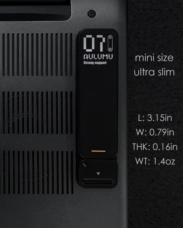 Alt view image 5 of 7 - Aulumu G07 Pop Up Leg Stands Laptop, Super Portable Cooling Laptop Stand, Ergonomic Laptop Riser Lift for Desk for MacBook, All Laptops, Tablets, 8-20'', Black