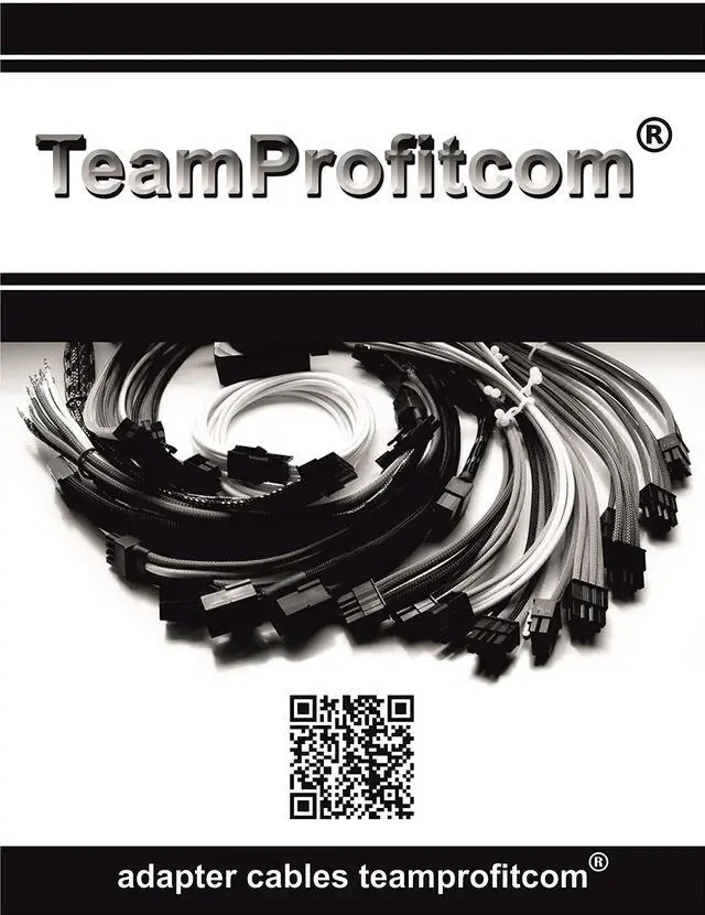 Alt view image 5 of 5 - TeamProfitcom PWM Fan Splitter Adapter Cable Sleeved Braided Y Splitter Computer PC 4 Pin Fan Extension Power Cable 1 to 3 Converter 10 inches (2 Pack)