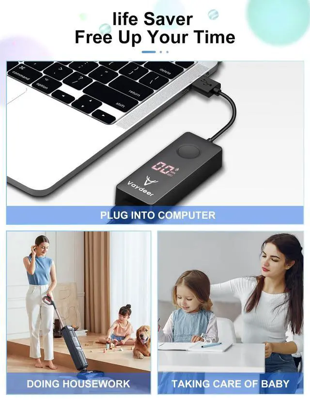 Alt view image 6 of 6 - Automatic Mouse Jiggler Undetectable Mouse Mover Device with ON/Off Switch,Simulate Mouse Movement to Prevent The Computer from Entering Sleep Mode