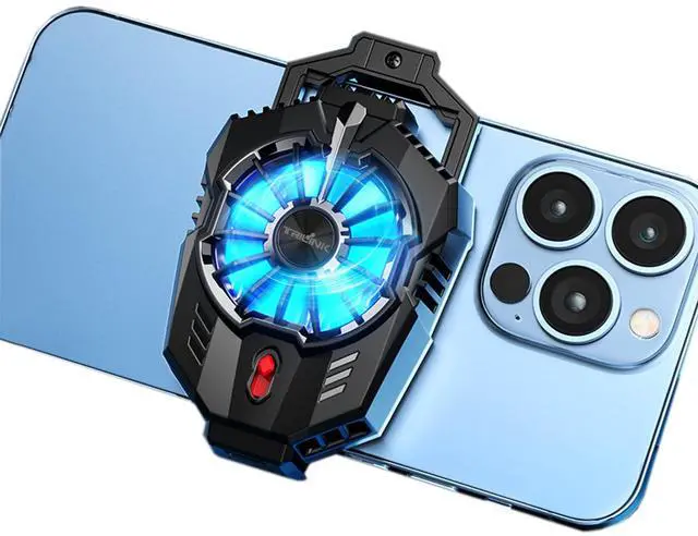 Alt view image 4 of 7 - Phone Cooler for Gaming, Universal Phone Cooling Fan with Two Cooling Modes, Mobile Phone Radiator Case for iPhone Android Smartphones from 4.5 to 7in, Cell Phone Cooler for Live Streaming