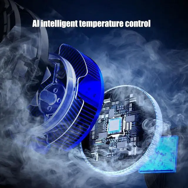 Alt view image 7 of 7 - CEIEOE Magnetic Phone Cooler USB Phone Cooling Fan for Gaming Portable with Smart Temp Control and RGB Light Lightweight Phone Radiator with Larger Cooling Area for Phone/Tablet/IPad (Black)