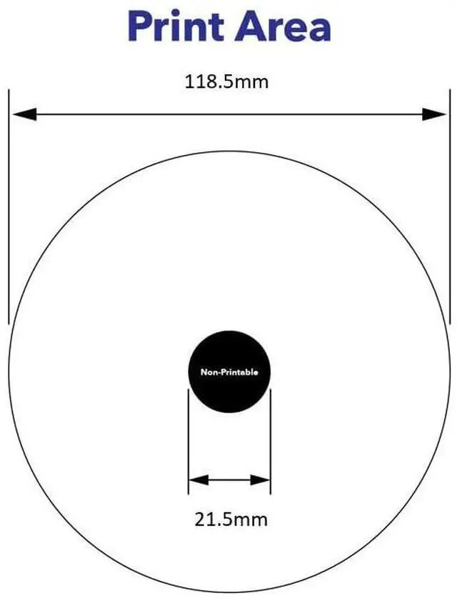 Alt view image 2 of 6 - Verbatim BD-R 25GB 16X Blu-ray Recordable Media Disc DataLifePlus White Inkjet Hub Printable - 50pk Spindle - 97339