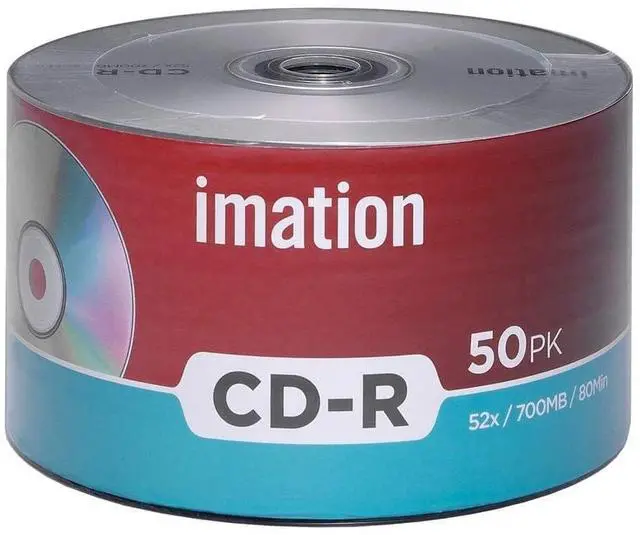 Alt view image 2 of 3 - Imation 50 Pack CD-R 52X 700MB/80Min Branded Logo Blank Media Recordable Data Disc