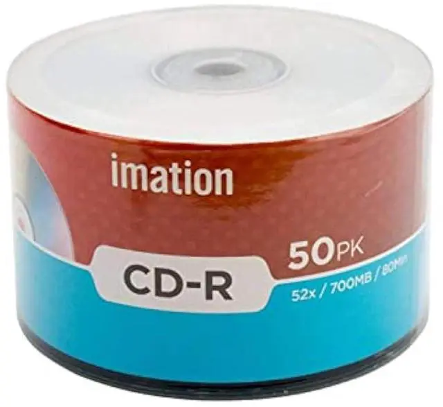 Main image of Imation 50 Pack CD-R 52X 700MB/80Min Branded Logo Blank Media Recordable Data Disc
