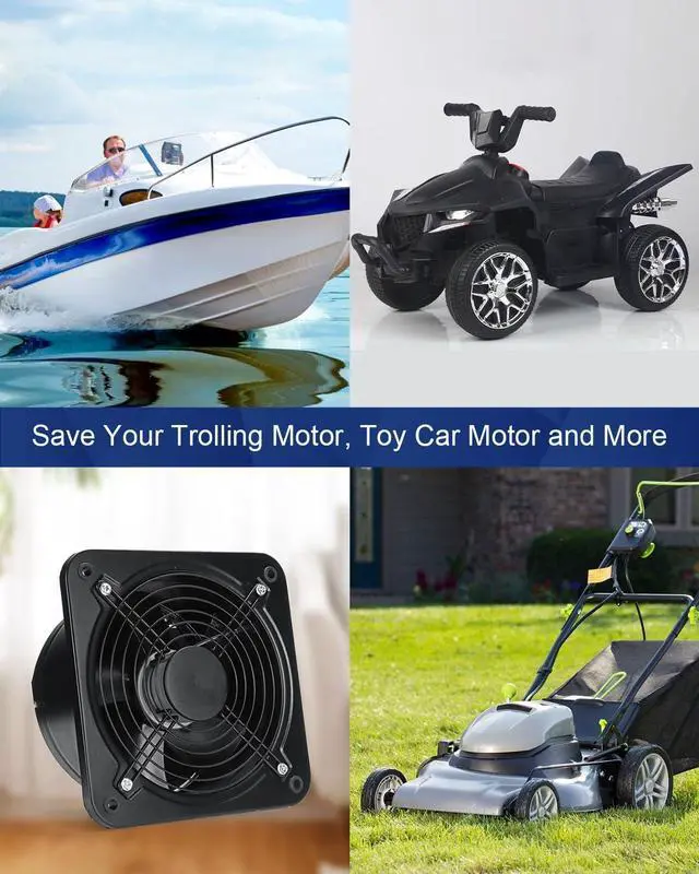 Alt view image 6 of 6 - DC Motor Speed Controller Max PWM 3500W , DC 10V-55V & 100A Brush Motor LED Display Stepless Speed Controller with Forward-Brake-Reverse Switch & Ajustable Potentiometer